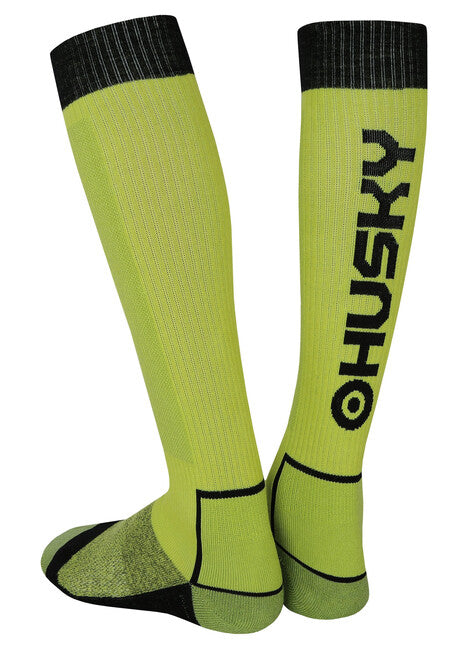 HUSKY Snow Wool čarape, zelene/crne