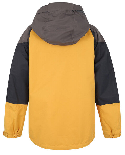 HUSKY Nicker K hardshell jakna dječja, tamnosiva/sv. senf