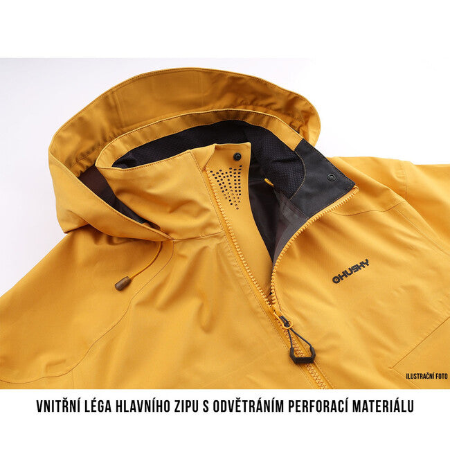 HUSKY Nakron M muška outdoor jakna, svijetla senf žuta