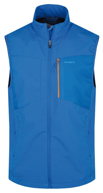 HUSKY Salien softshell muški prsluk M, neonsko plavi
