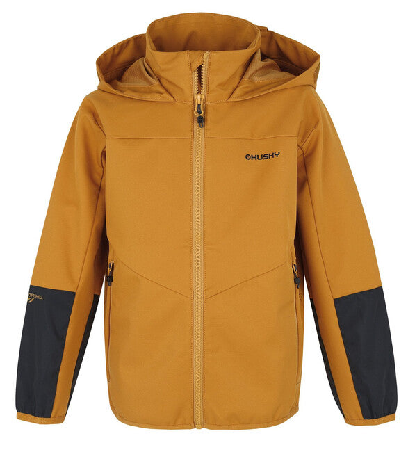HUSKY Sonny K softshell jakna dječja, senf