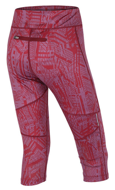 HUSKY Darby sportske 3/4 hlače ženske, tamno bordo