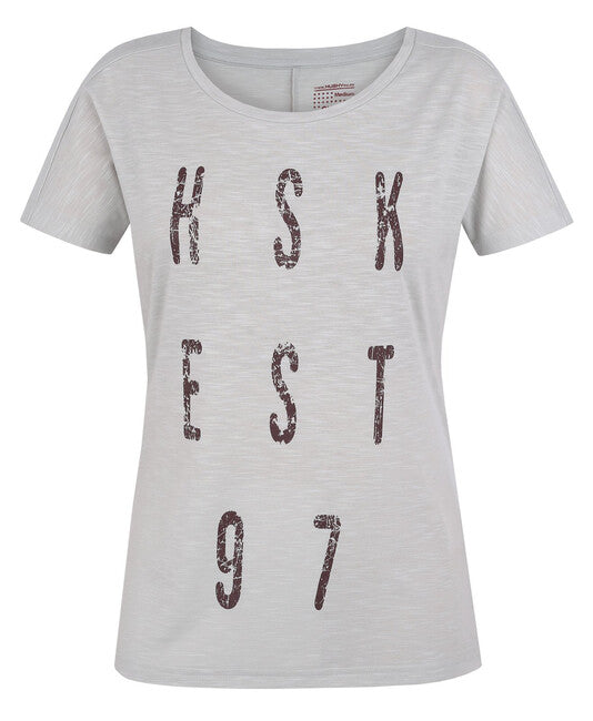 HUSKY Tingl funkcionalna ženska majica, prigušena bijela, L
