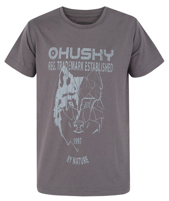 HUSKY Tash K funkcionalna majica dječja, tamno kamen