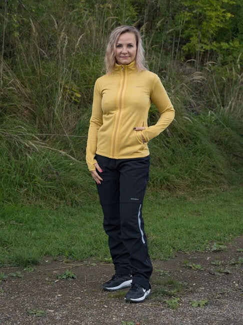 HUSKY Artic Zip pulover ženski na zatvarač, žuti
