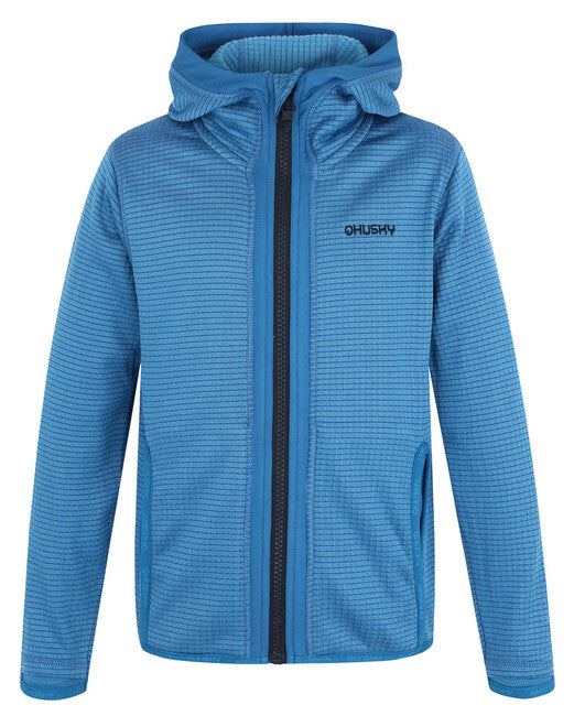 HUSKY Artic Zips K pulover dječji s kapuljačom, plavi/crnomodri