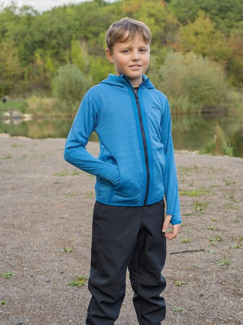 HUSKY Artic Zips K pulover dječji s kapuljačom, plavi/crnomodri