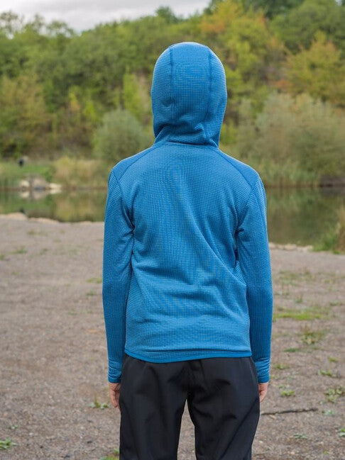 HUSKY Artic Zips K pulover dječji s kapuljačom, plavi/crnomodri