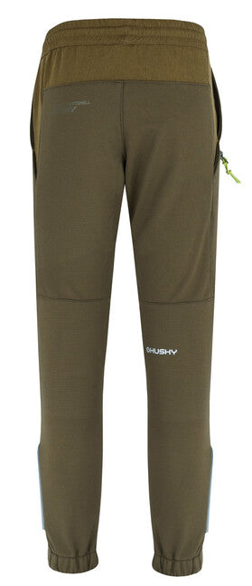 HUSKY Klassum K hlače dječje softshell, tamna khaki