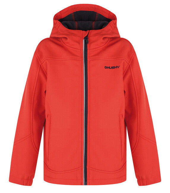 HUSKY Simbo K jakna dječja softshell, crvena