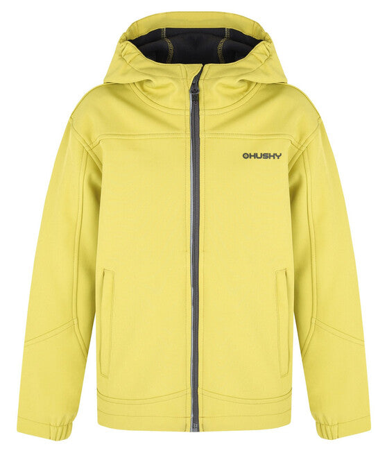 HUSKY Simbo K jakna dječja softshell, limeta zelena