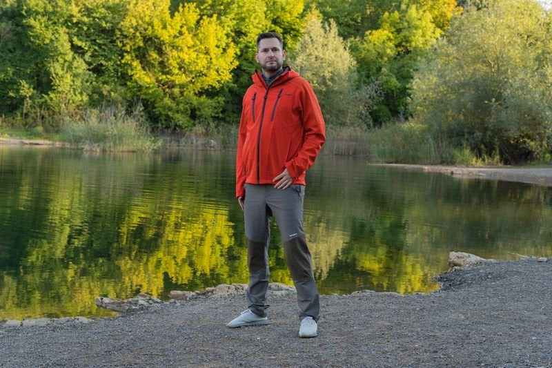 HUSKY Sevan muška softshell jakna, dk. blue
