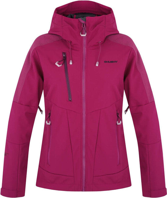 HUSKY Sevan softshell jakna ženska, tamna magenta
