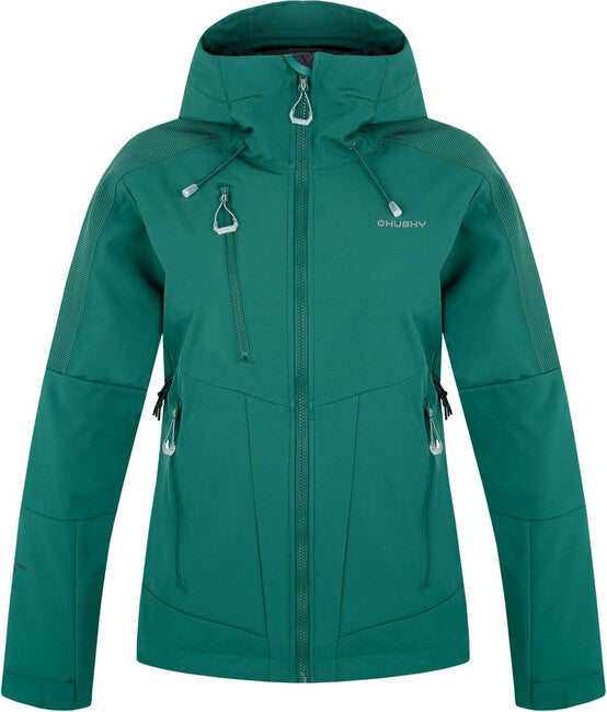 HUSKY Sevan softshell jakna ženska, tamnozelena