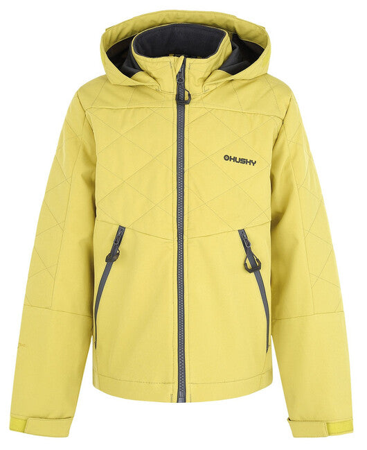 HUSKY Salex K softshell jakna dječja, limeta zelena