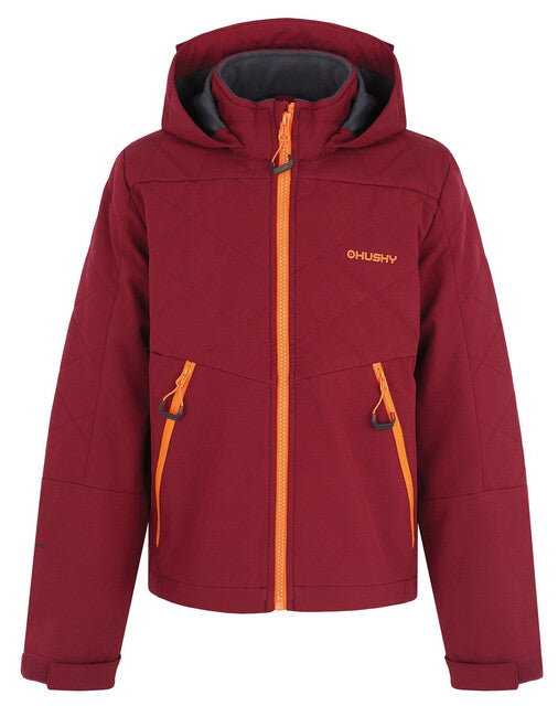 HUSKY Salex K softshell jakna dječja, bordo