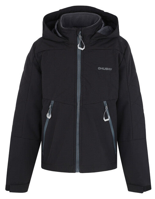 HUSKY Salex K softshell jakna dječja, crna