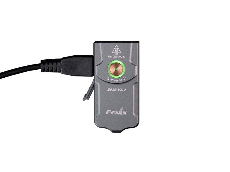 Fenix E03R V2.0 punjiva svjetiljka, plava