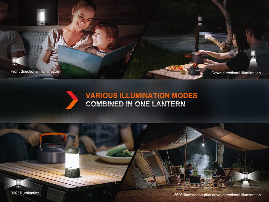 Fenix CL26R PRO punjiva lampa, siva kamuflažna