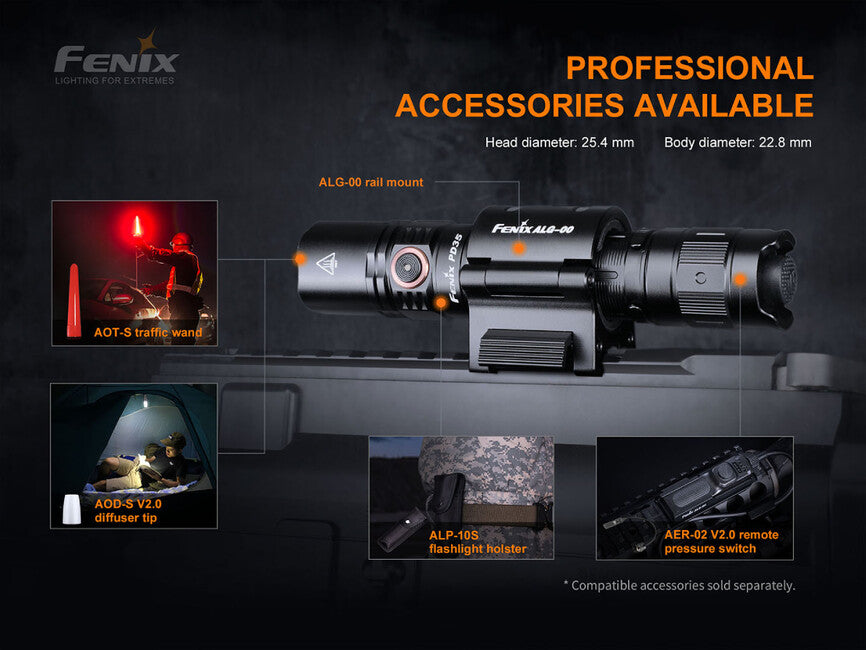 Fenix PD35 V3.0 svjetiljka, zelena tropic