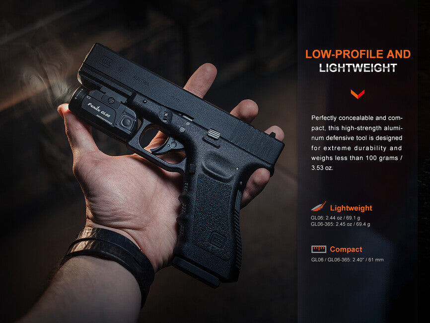 Fenix GL06-365 svjetiljka za oružje na SIG Sauer P365