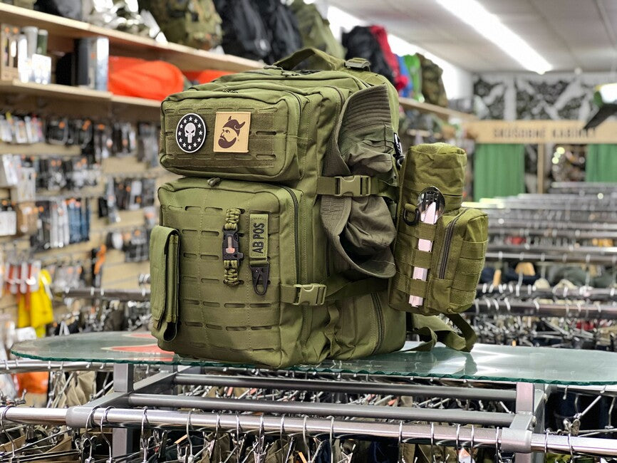 WARAGOD Soldat jurišni assault ruksak 45l, maslinasto zeleni
