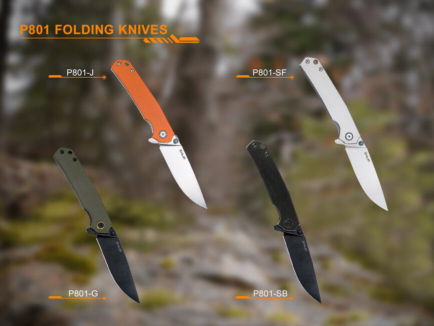 Ruike P801 nož, zeleni