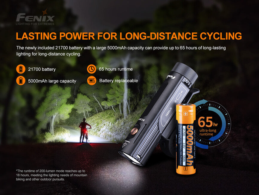 Fenix BC26R i BC05R V2.0 set svjetiljke za bicikl i treptajućeg svjetla