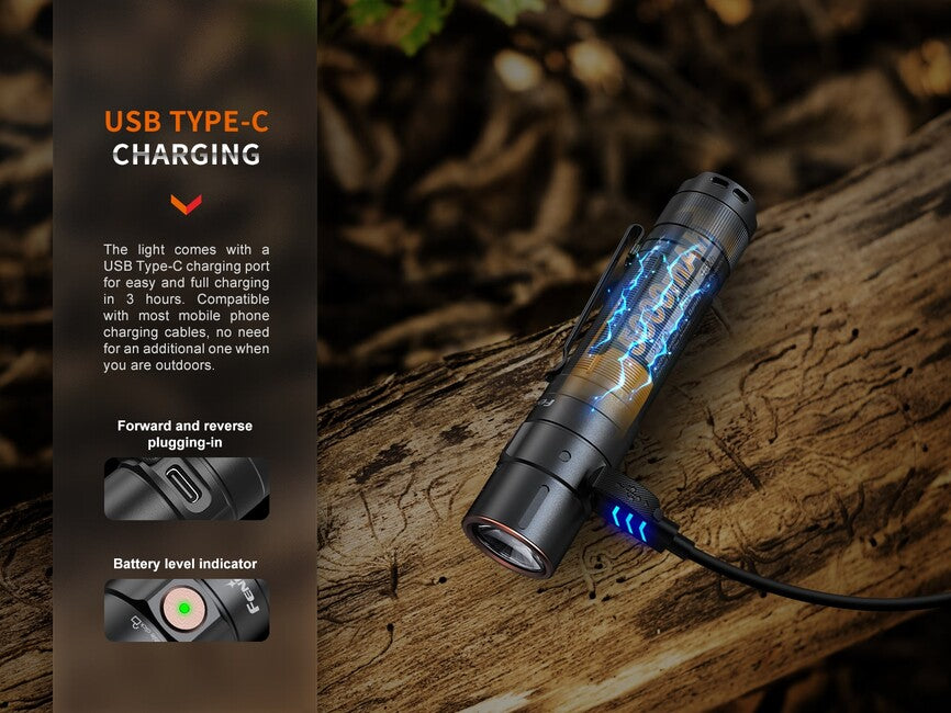 Fenix E35R punjiva džepna svjetiljka i bijeli difuzor AOD-S V2.0