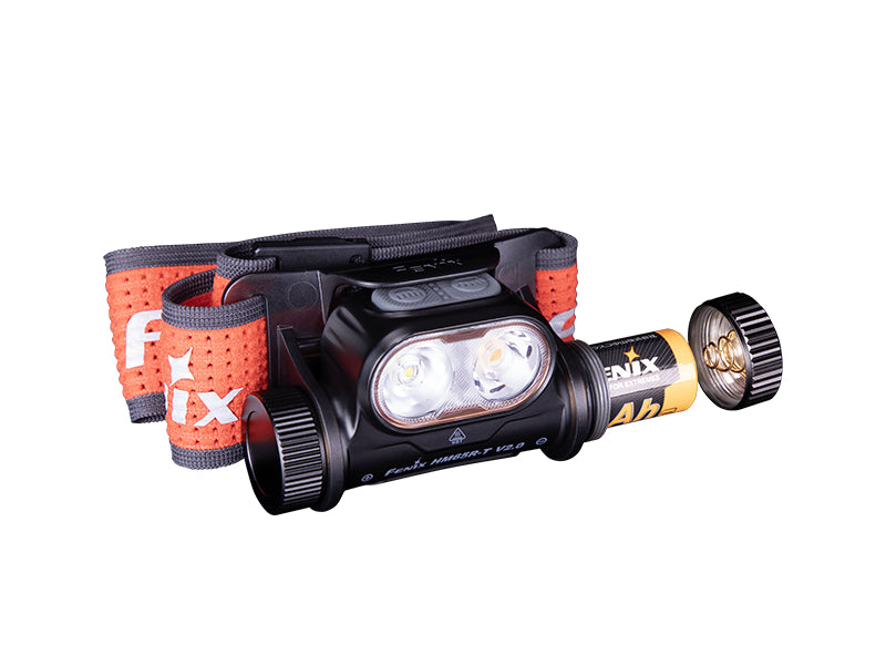 Fenix HM65R-T V2.0 punjiva naglavna svjetiljka, crvena