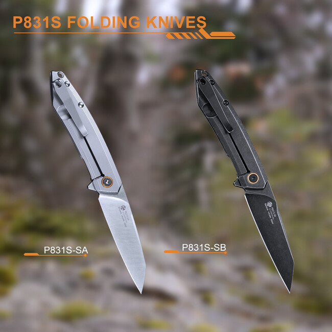 Ruike P831S nož, srebrn