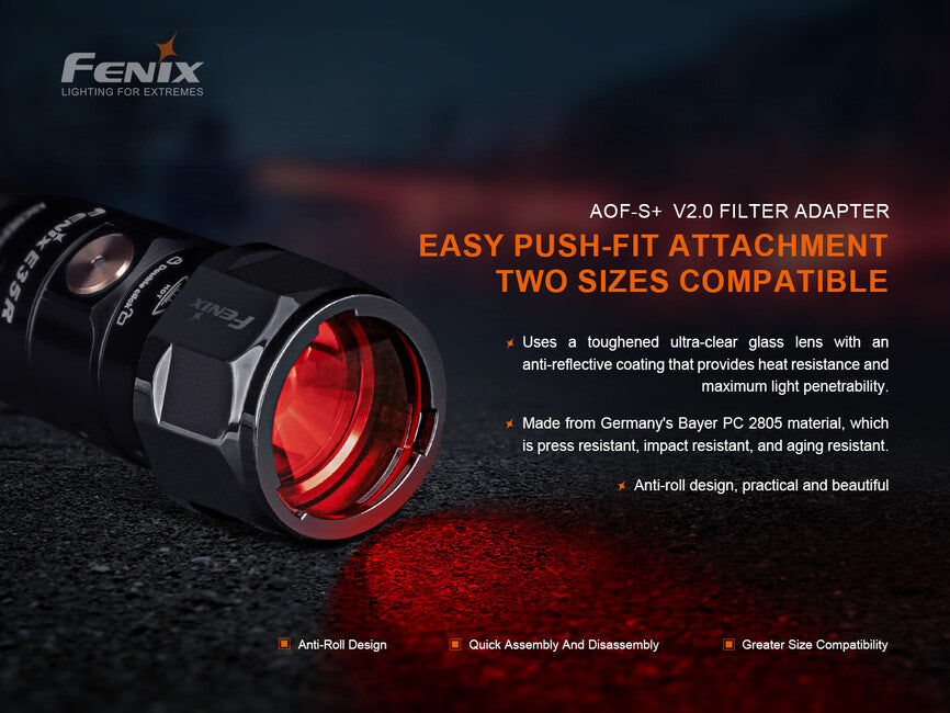 Fenix AOF-S+ V2.0 crveni filtar