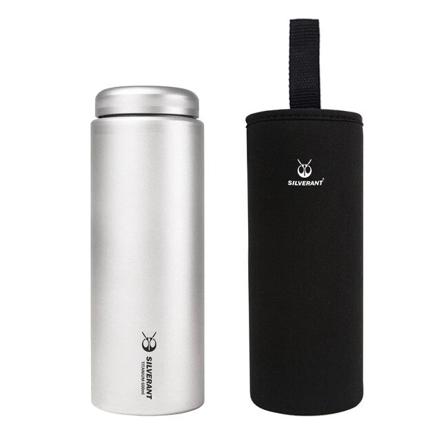 Silverant titanijska boca s ravnim poklopcem, 600 ml