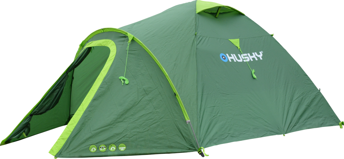 HUSKY Bizon 3 Plus Šator Outdoor, sv. zeleni