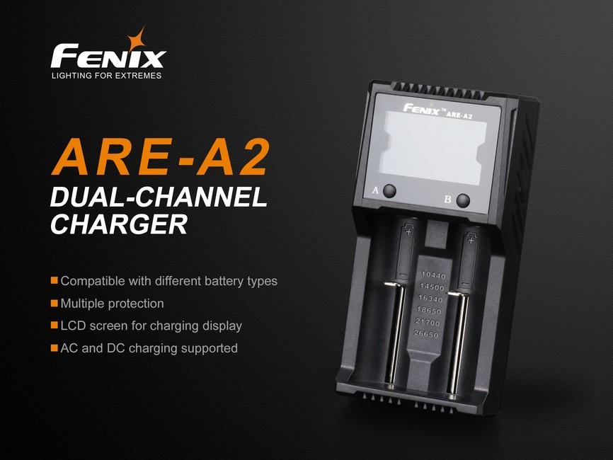 Fenix ARE-A2 punjač (Li-ion, NiMH)