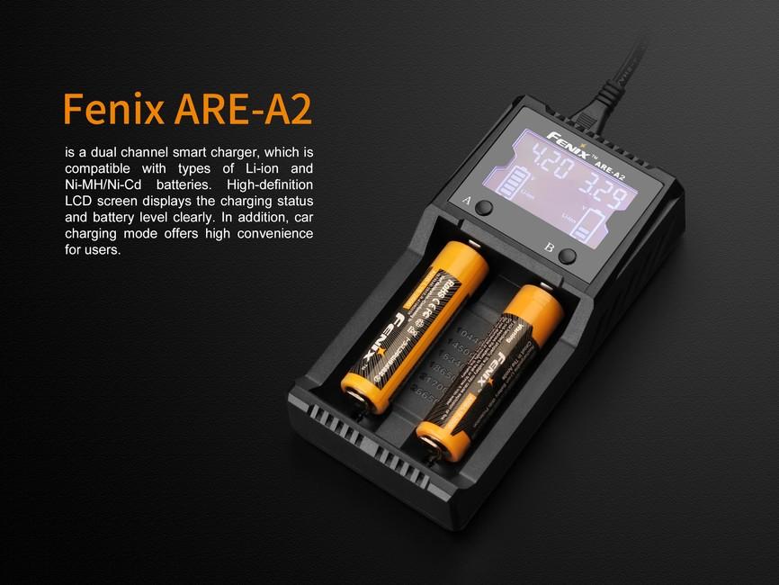 Fenix ARE-A2 punjač (Li-ion, NiMH)