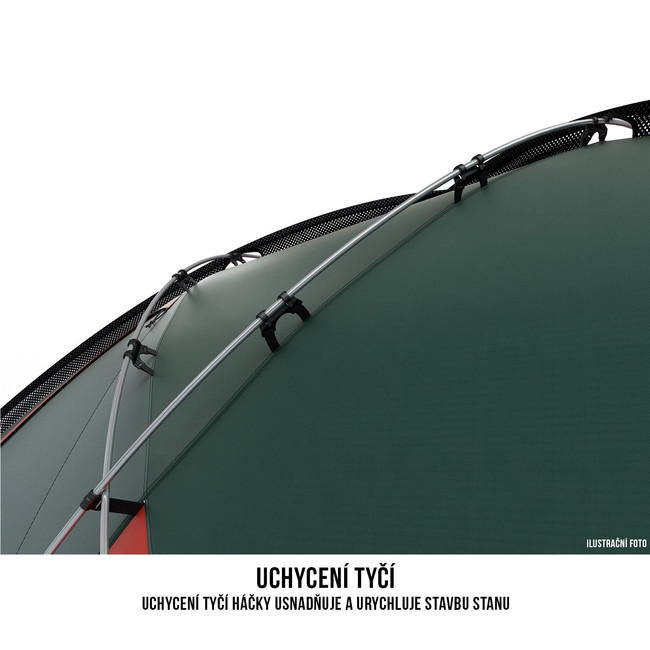 HUSKY Extreme Flame 1 šator, crveni