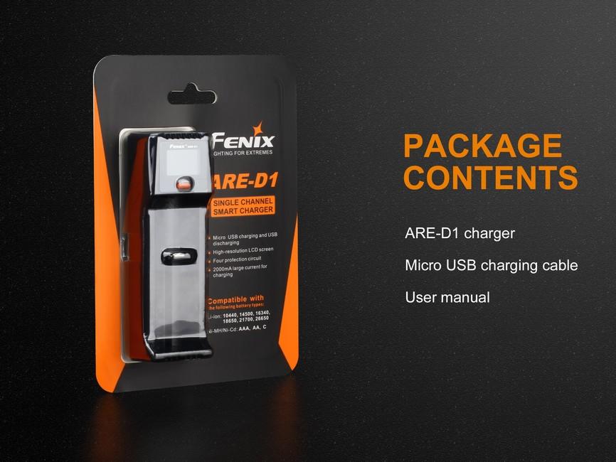 Fenix ARE-D1 USB punjač Li-ion, NiMH