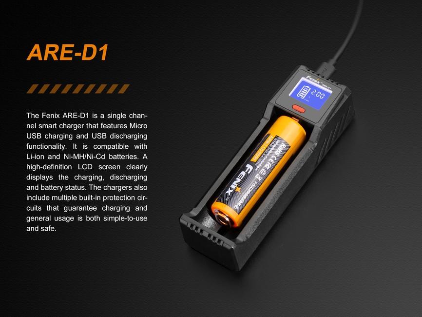 Fenix ARE-D1 USB punjač Li-ion, NiMH