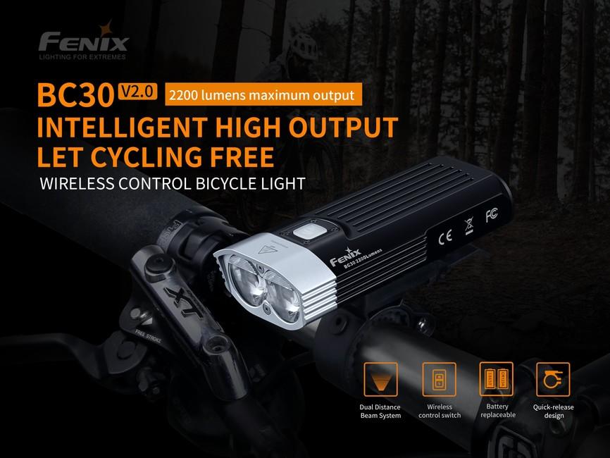 Fenix BC30 V2.0 punjivo biciklističko svjetlo
