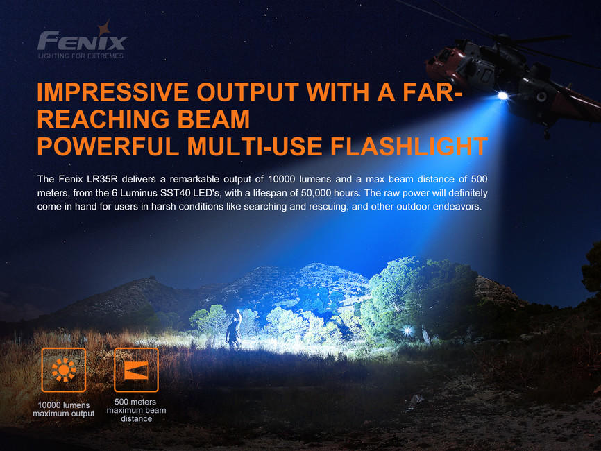 Fenix LR35R punjiva svjetiljka