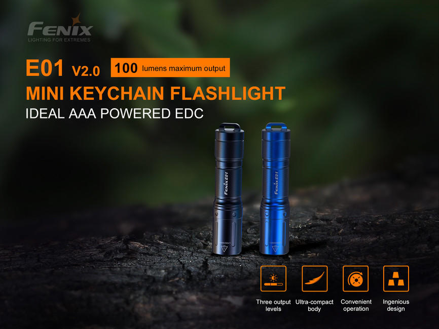 Fenix E01 V2.0 svjetiljka mini