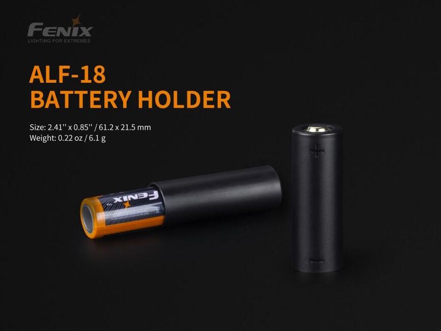 Fenix Alf-18 redukcija za akumulator 21700