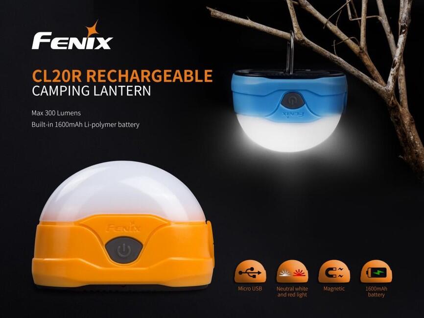 Fenix CL20R fenjer, žuti