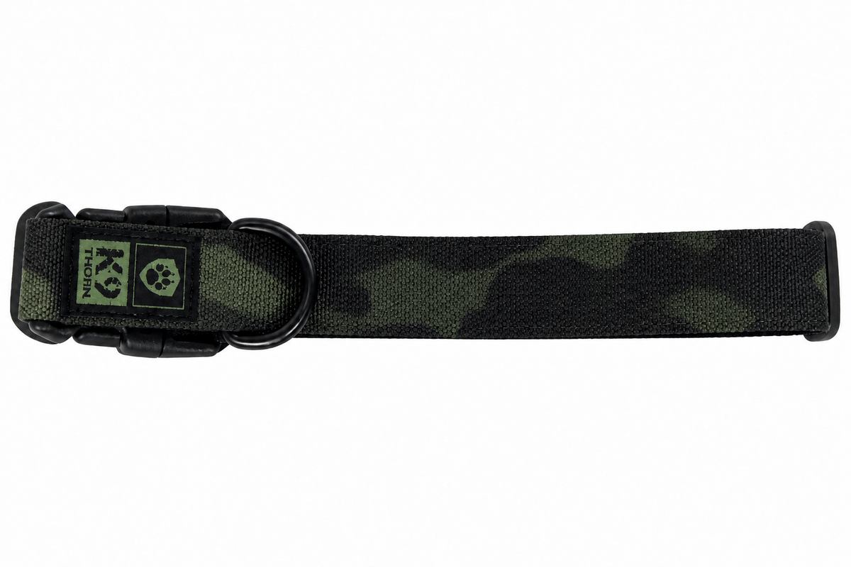 K9 Thorn ogrlica 25 mm s kopčom Duraflex, black camo