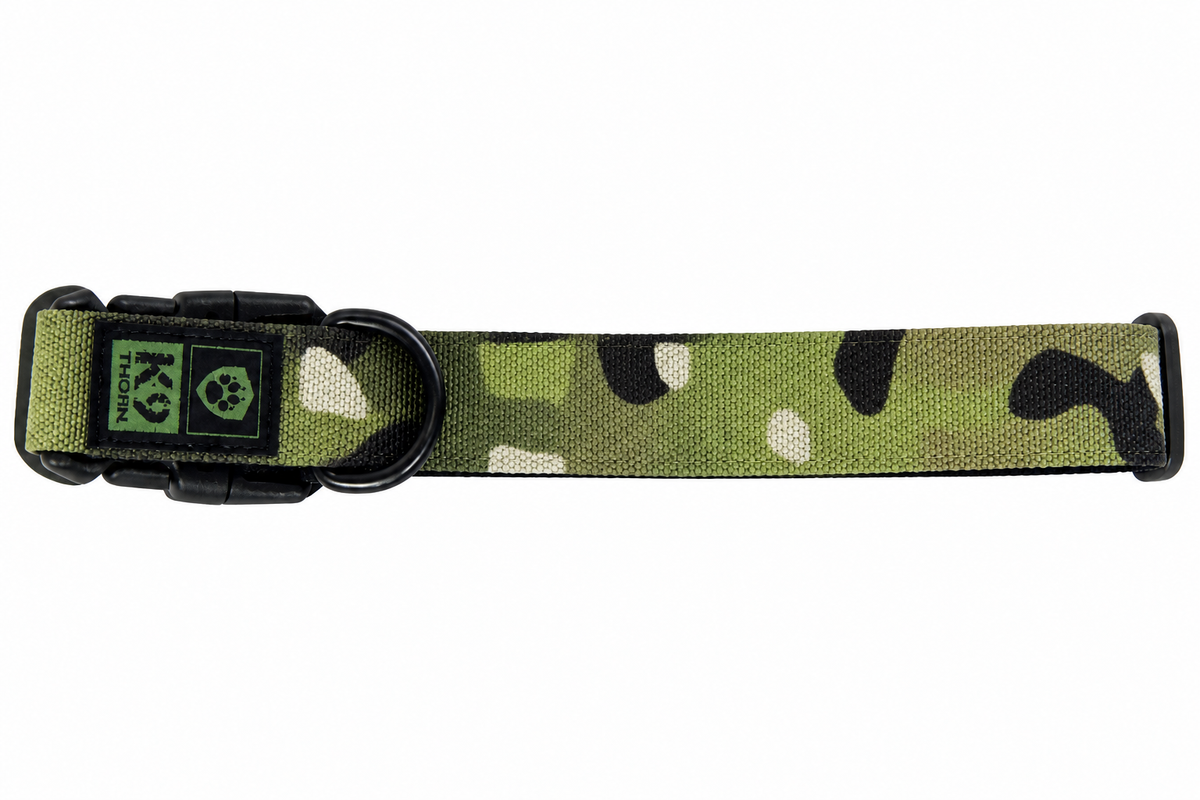 K9 Thorn ogrlica 25 mm s kopčom Duraflex, camo