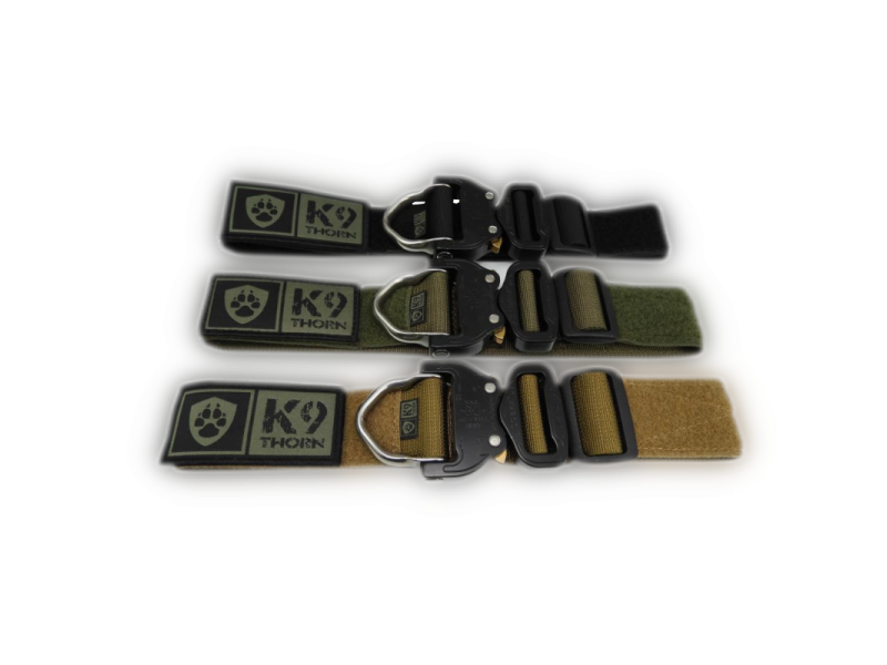 K9 Thorn Delta ogrlica s kopčom cobra, crna