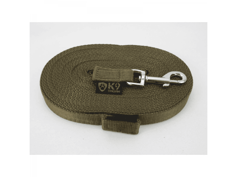 K9 Thorn povodac 20 mm, maslinasti, 3 m
