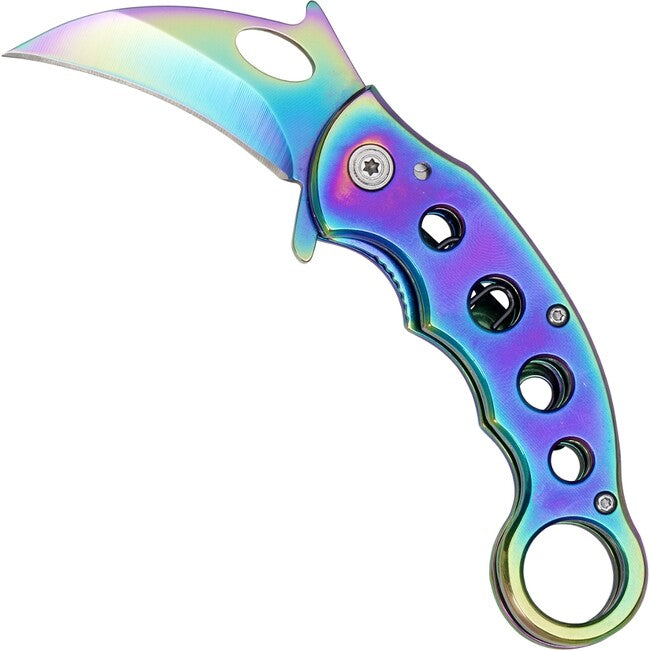 Haller Karambit nož Rainbow coating
