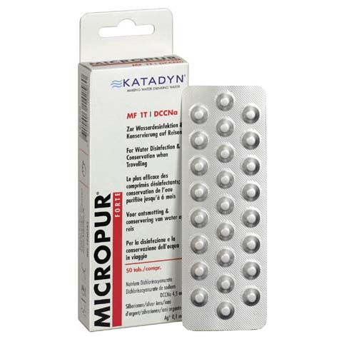 Katadyn Forte dezinfekcijske tablete za vodu, 50 kom